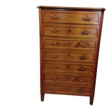 Louis XVI style walnut chest of drawers