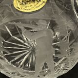Small carafe in cut crystal