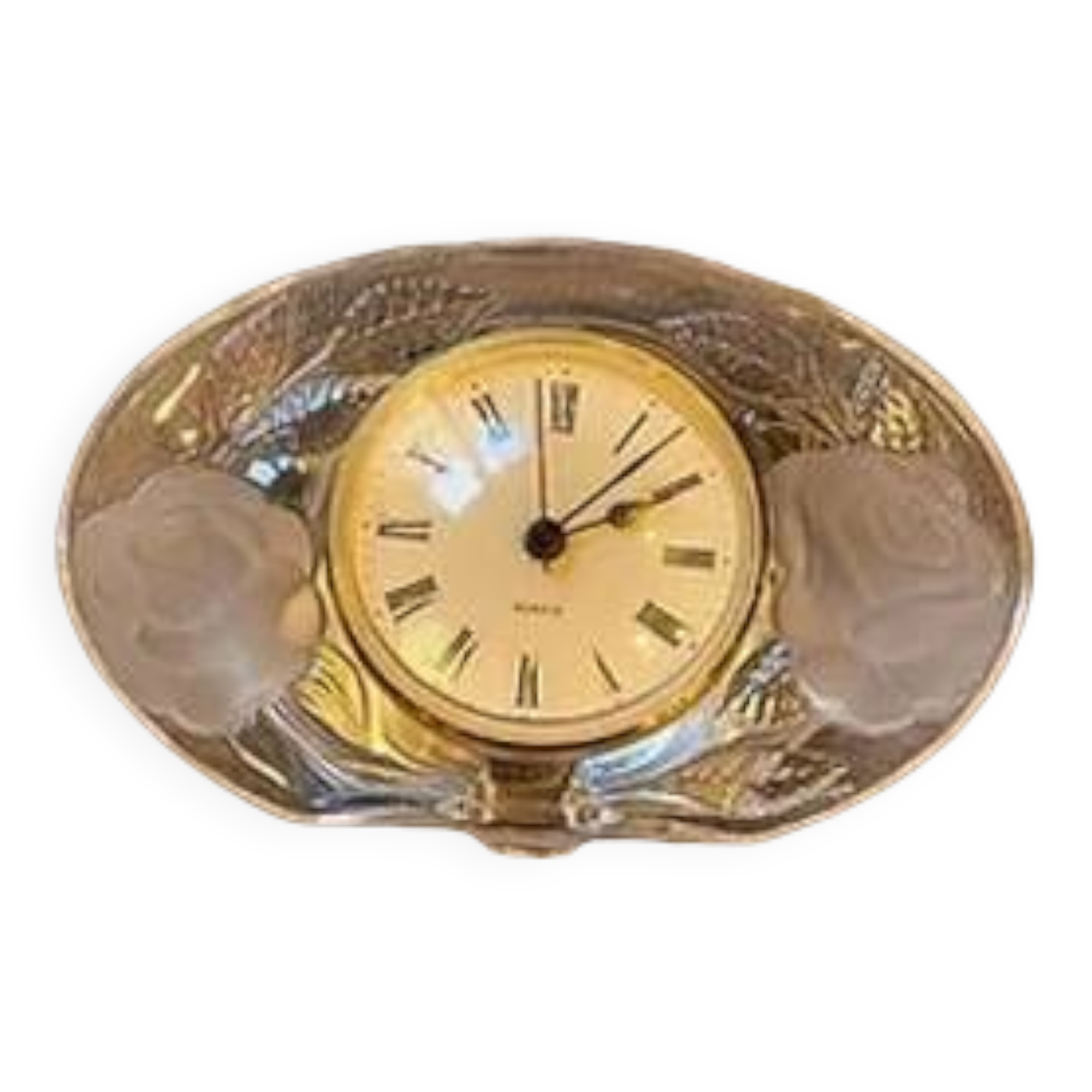 Vintage quartz crystal alarm clock