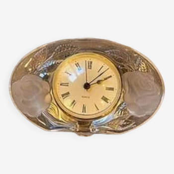 Vintage quartz crystal alarm clock