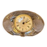 Vintage quartz crystal alarm clock