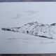 Original drawing in black chalk by Jean Villette (1913-2005)