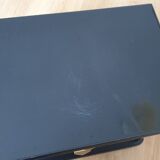 Vintage black bedside cabinet