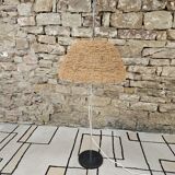 Vintage rope reading floor lamp 1970