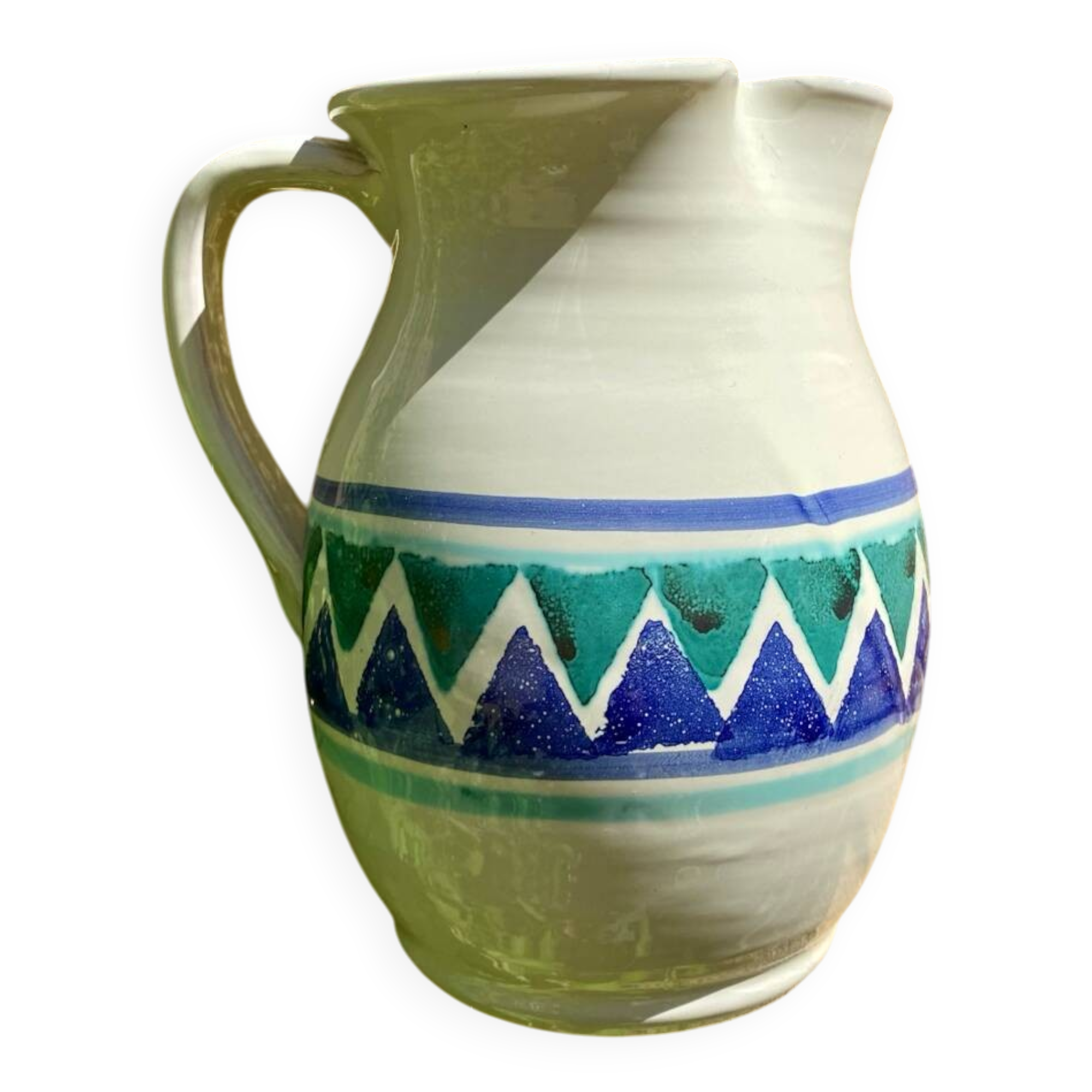 80s Italian Ceramic Pitcher