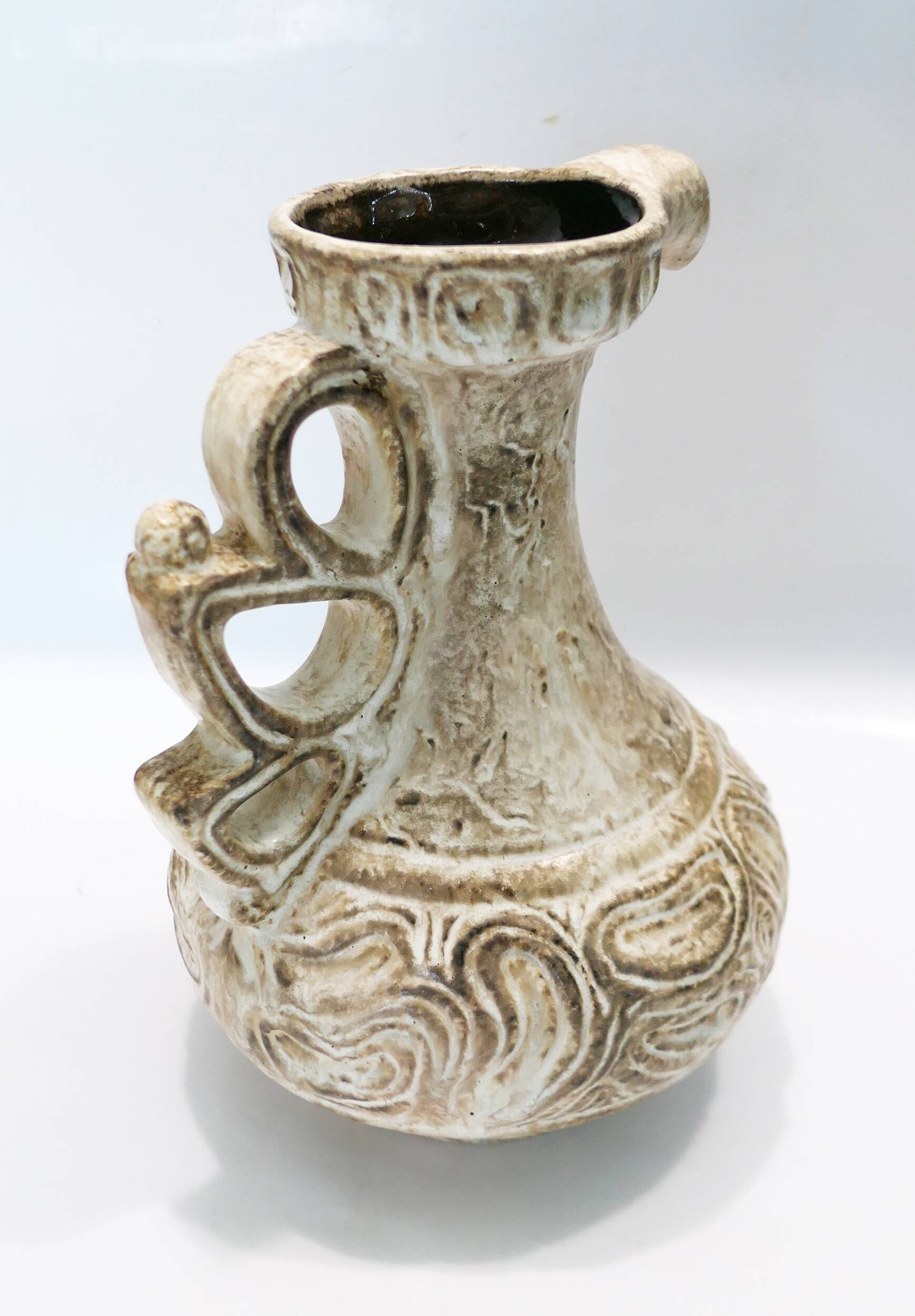 brutalist modernist vase pitcher 1960 Dumler & Breiden