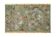 Toile peinte à décor de lémuriens, oiseaux et fleurs. Contemporain.