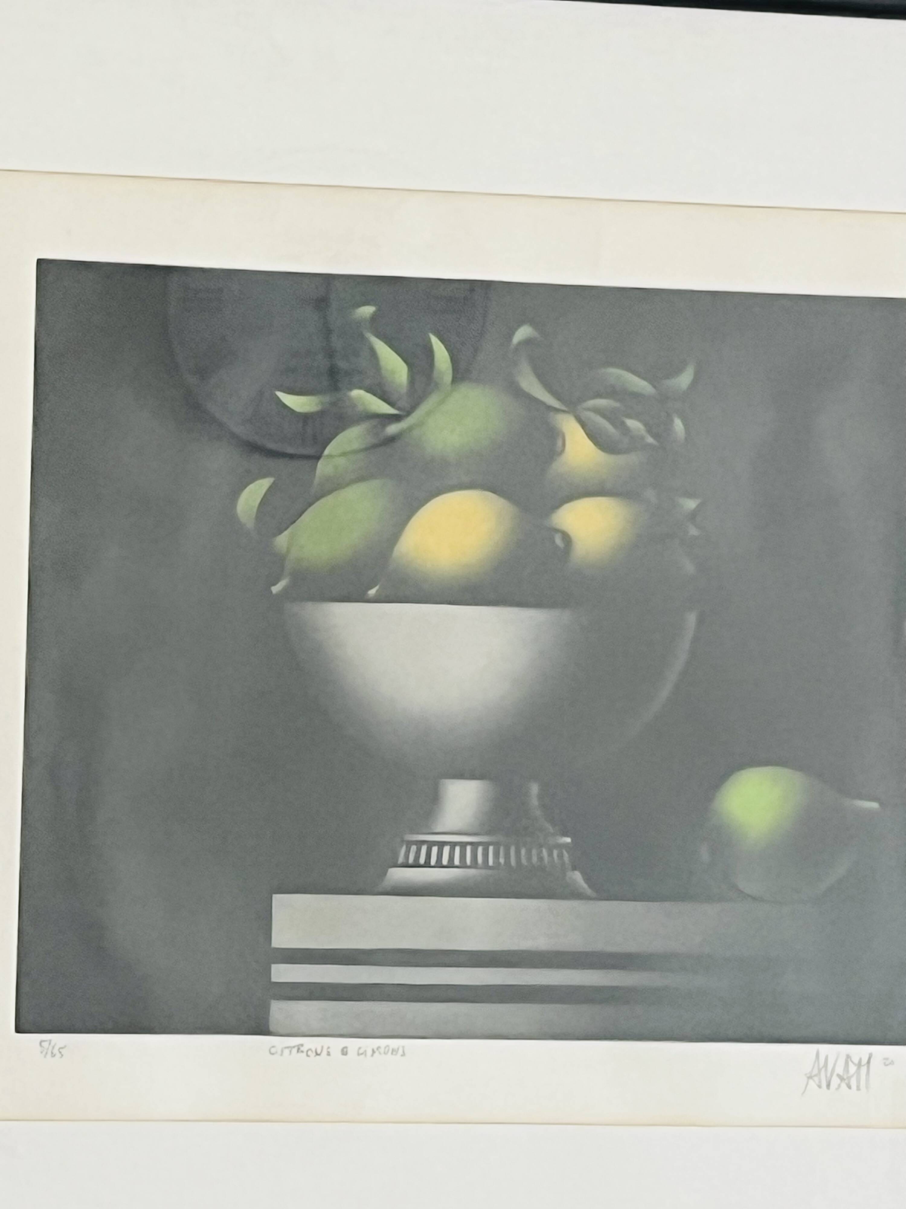 Mario avati « citrons et limons » manière noire en couleurs numéroté 5/65