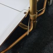 Chariot Dinett vintage en blanc