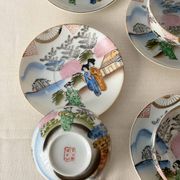 Vintage Japanese porcelain tea set – Asian decor