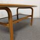 Table basse bow wood des années 60/70