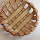 Vallauris braided ceramic fruit cup