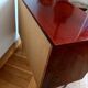 Vintage 1950s lacquered wooden dressing table