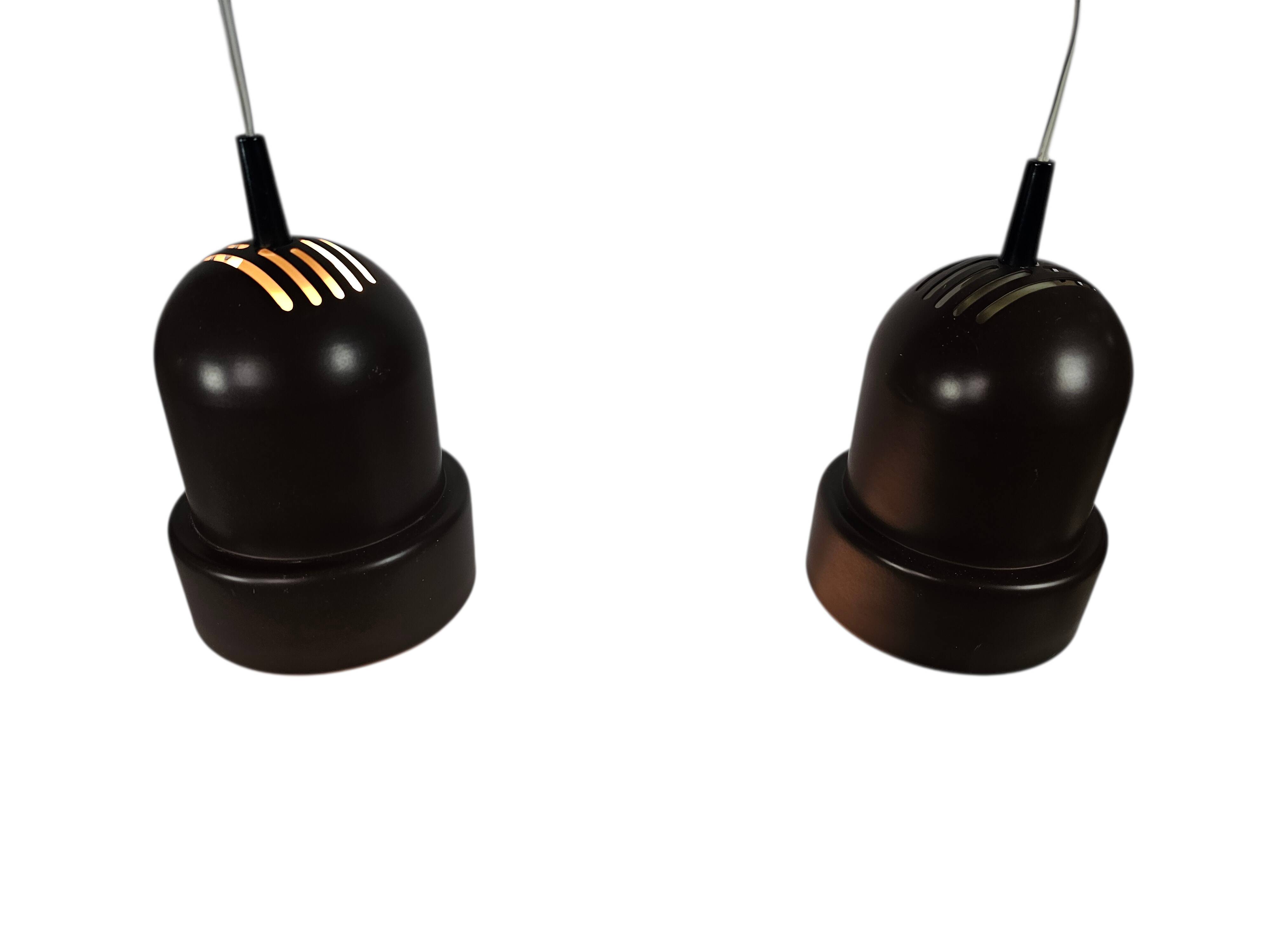 Philips - NWS series - pendant lamps (2) - cylinder pendant lamp - brown -