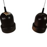 Philips - NWS series - pendant lamps (2) - cylinder pendant lamp - brown -