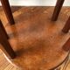 Pair of Art Deco bedside tables made of cedar magnifying glass