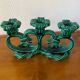 Vallauris 1950 barbotine candlesticks