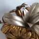 Gold metal wall lamp