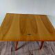 Table extensible en ronce de noyer, Vintage Tchèque 1960s