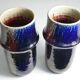 Scandinavian Modern Ceramic Vases, Sylvia Leuchovius, Rörstrand 1976,  Set of 2