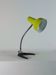 Yellow-green metal table lamp, 1950s.