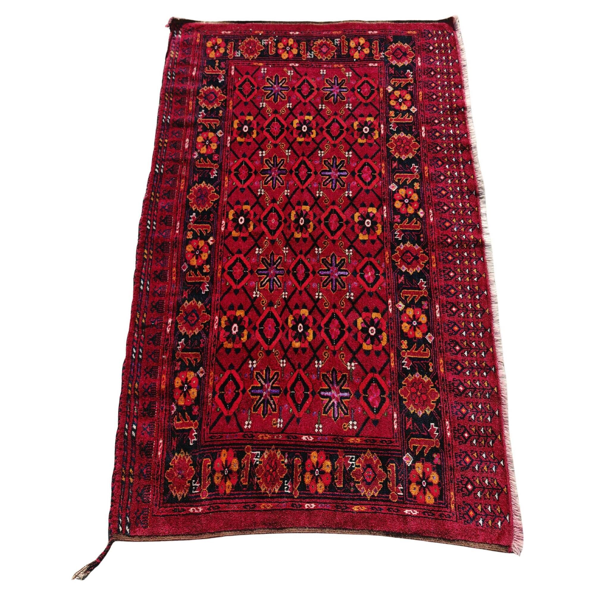 Vintage Turkmen Ersari "Mina Khani" Chuval from the 1930s