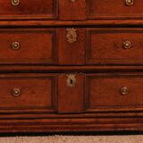 English oak chest of drawers, early 18th century