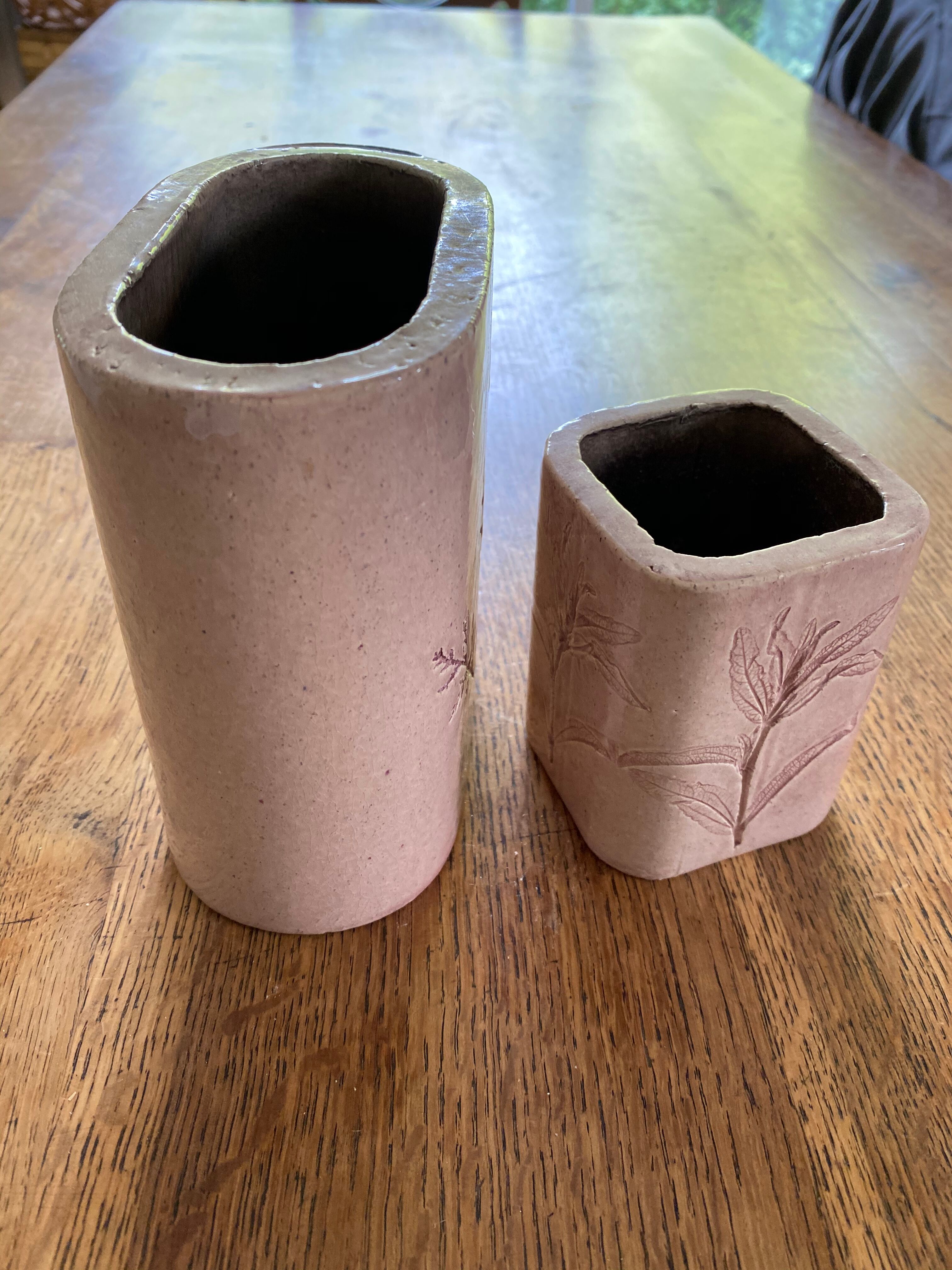 R. Leduc vallauris ceramic vases