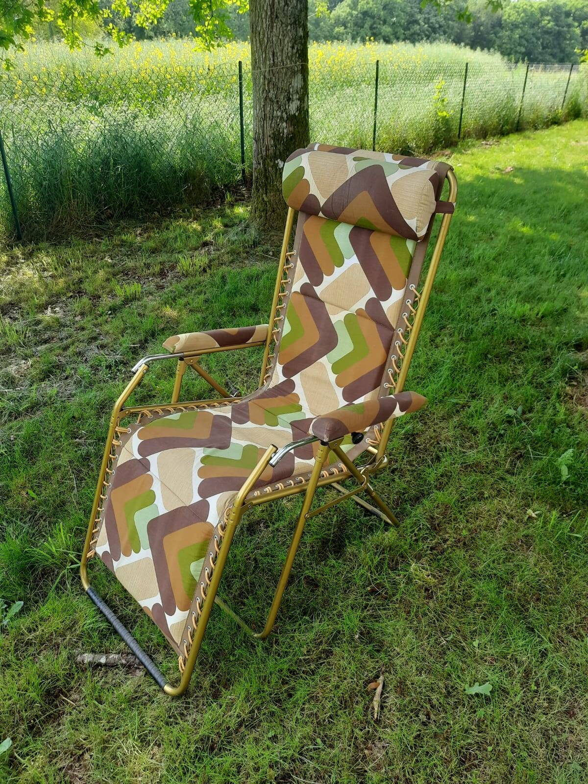 Vintage Lafuma lounge chair