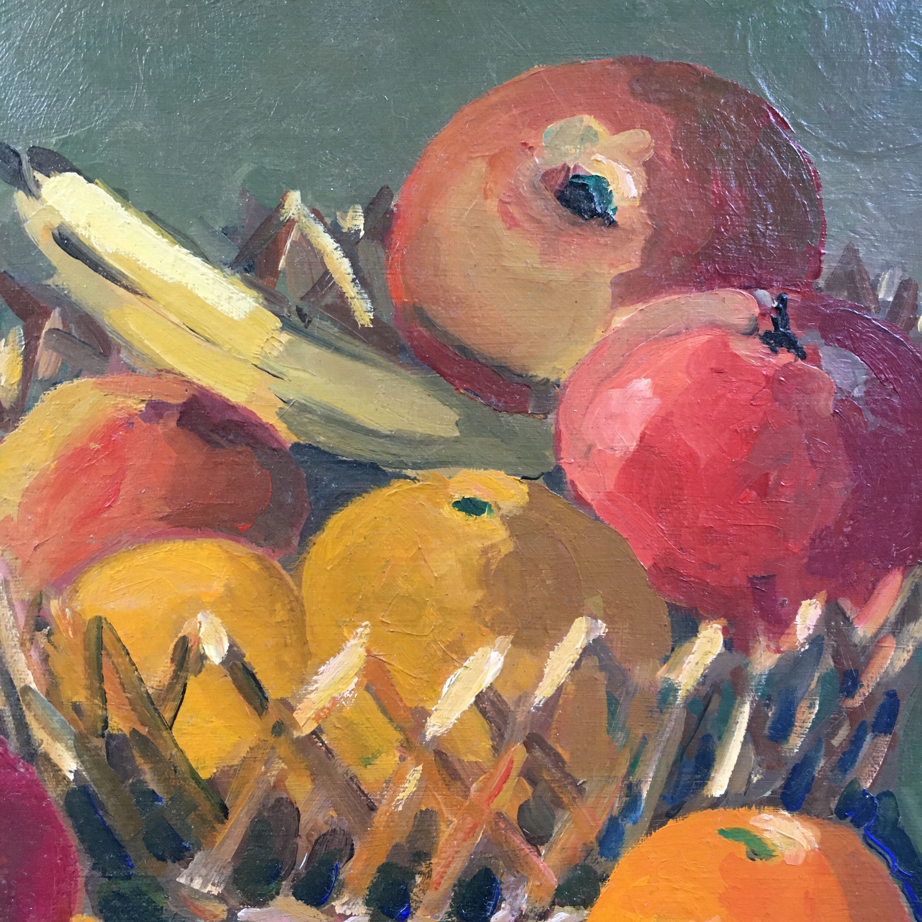 Fruit basket painting
