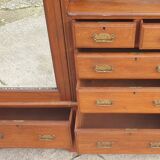 Mahogany wardrobe, plenty of storage