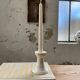 Vintage white ceramic candlestick