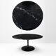 Original Knoll Tulip dining table (152cm) Nero Marquina glossy LIKE NEW!!