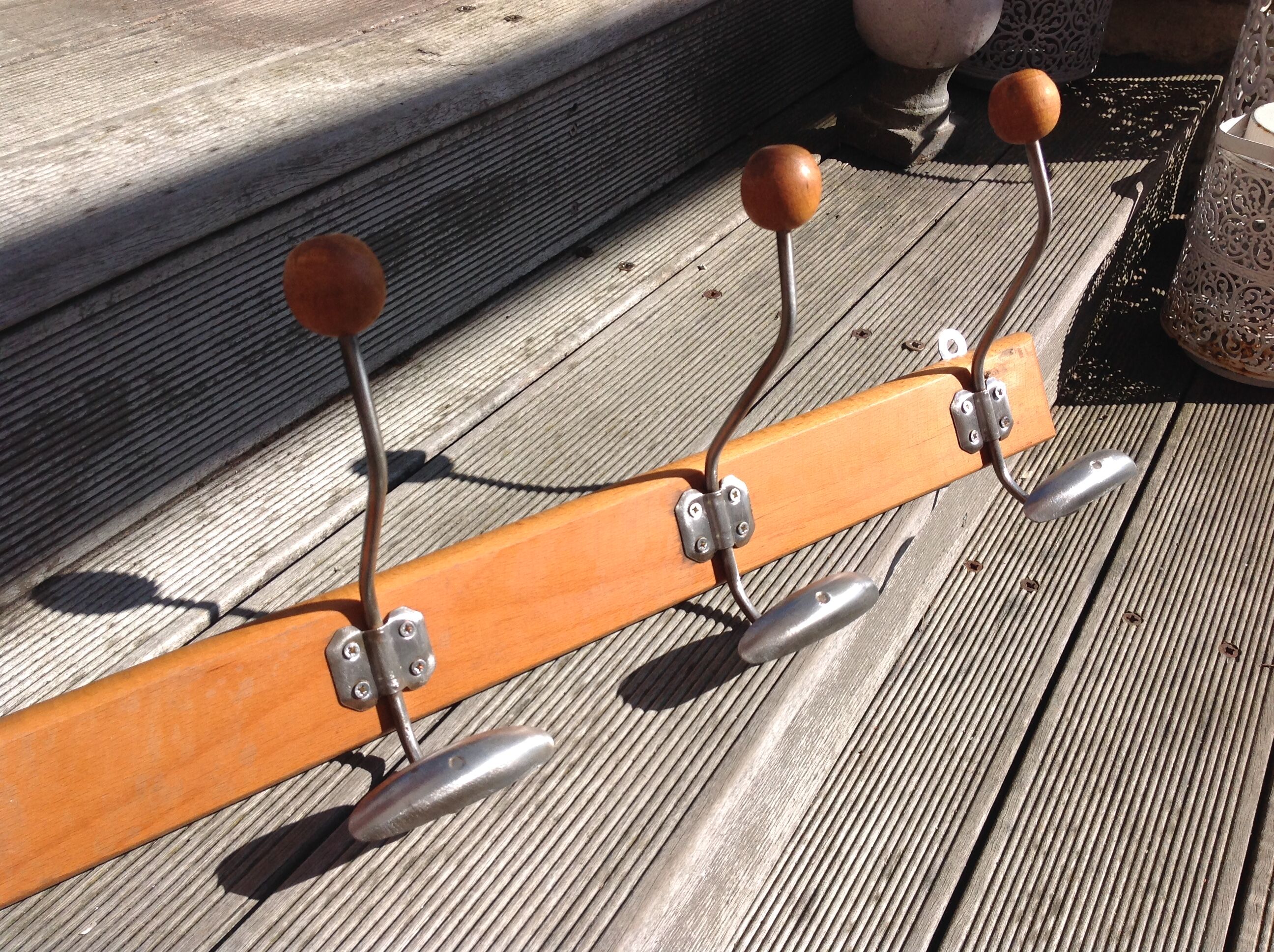 Five-headed school patère vintage