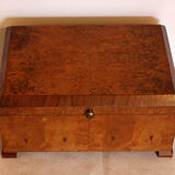 Box art-deco in elm magnifier