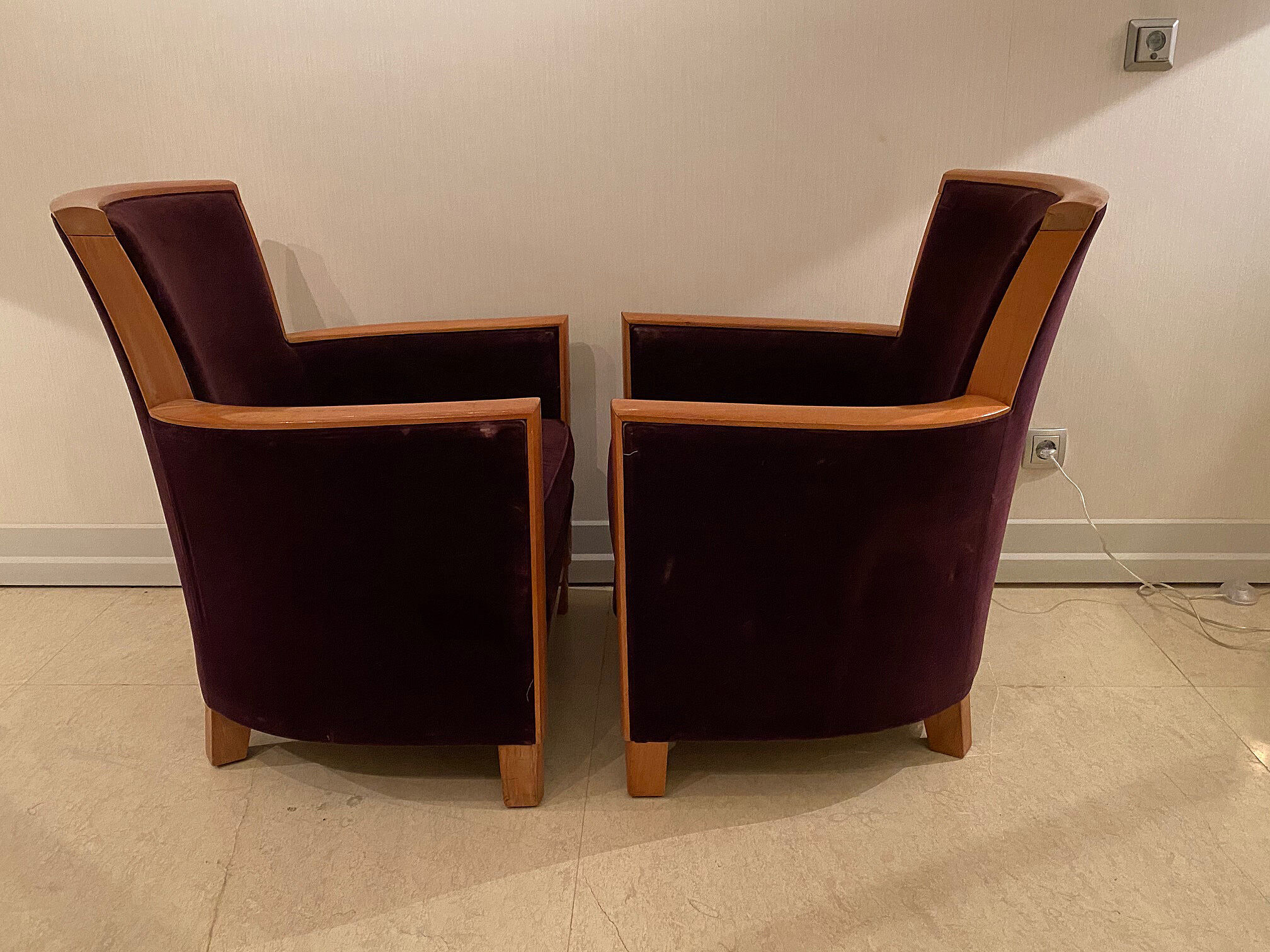 Pair of Armchairs by Rosello Paris