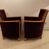 Pair of Armchairs by Rosello Paris