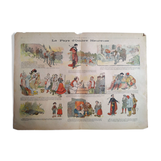 Illustration " Le Pays d'Ombre Heureuse " 1905