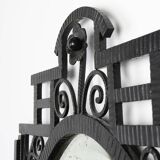 Art Deco Wrought Iron Mirror, France, 1925