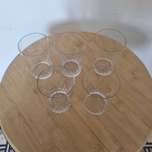 Verres Baccarat modèle Jet d'eau début XXéme