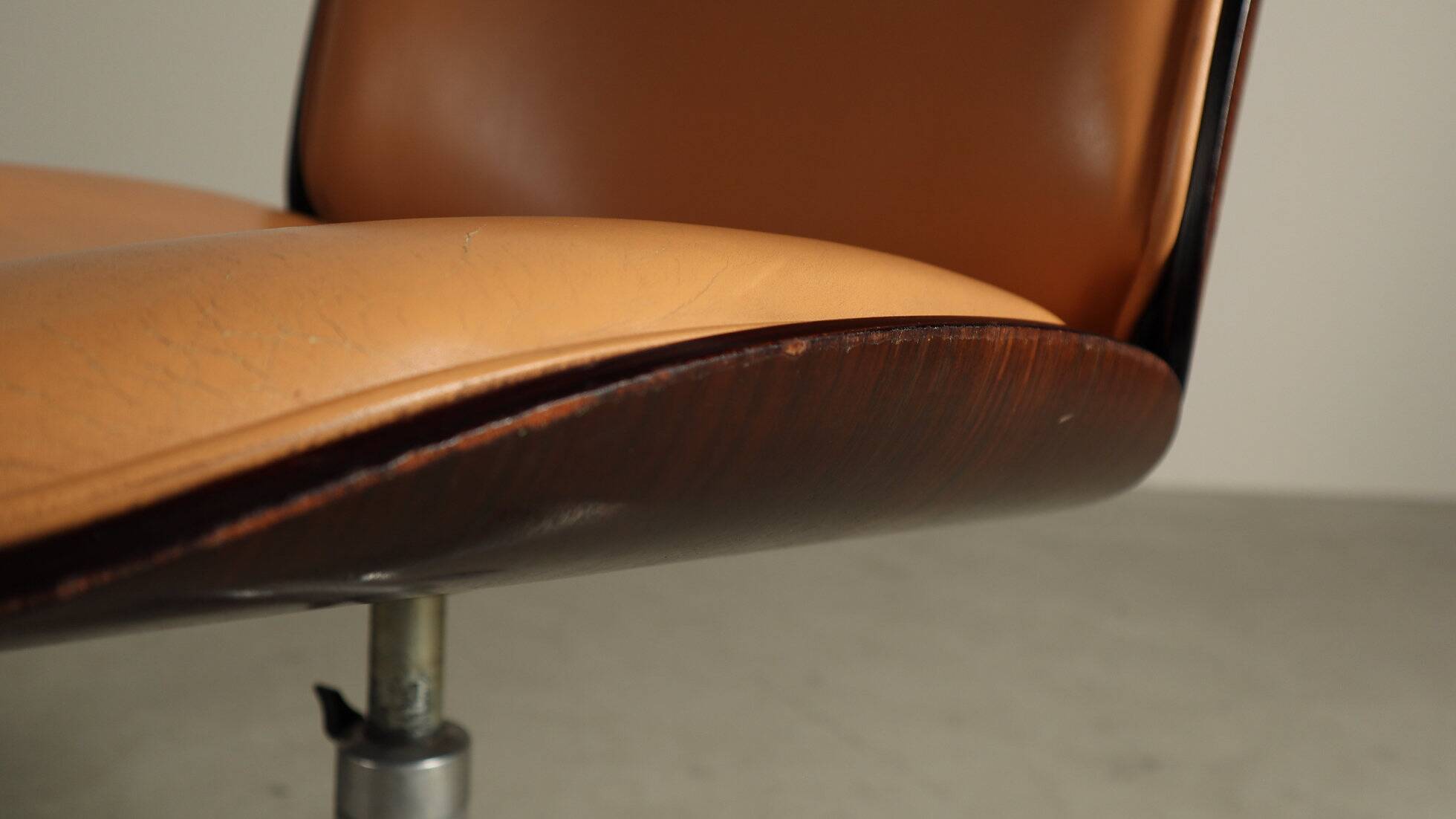 ‘Parioli’ office chairs by Ennio Fazioli for MIM Roma, Italy 1960s