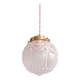 Art Deco satin glass pendant (2 available), 1920s-30s