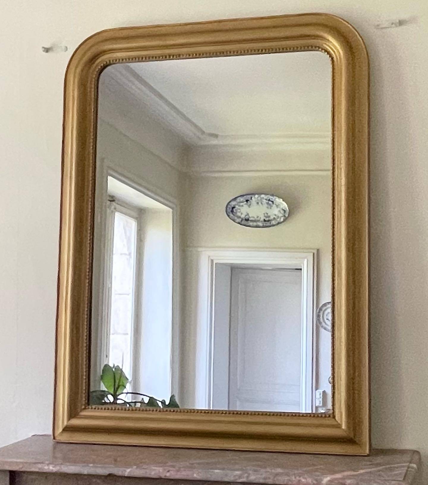 Louis Philippe pearl mirror H120 X W95