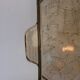 Plateau en verre fumé art déco