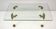 Mid-Century Lucite and Brass Italian Coffee Table with Snake Head Details