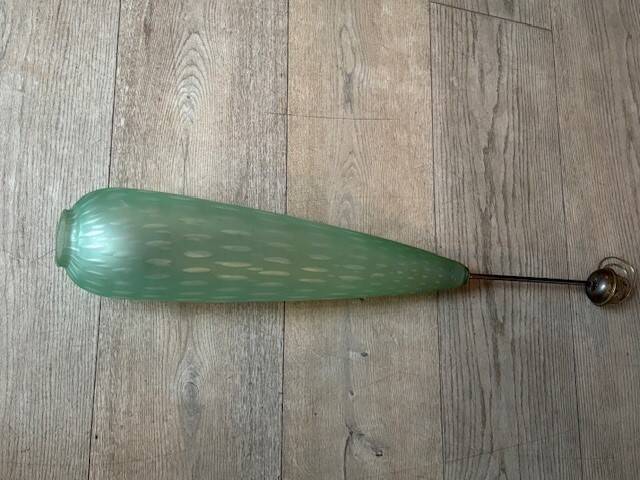 Seguso Vetri D'arte Murano glass pendant light - Italy, 1950s