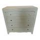 Vintage art deco wood chest of drawers