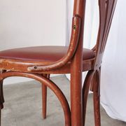 Vintage Bentwood Dining Chair: Thonet Style Fan Backrest, 1970s Irish Pub