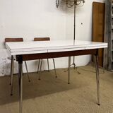 Tublac formica table and chairs set 1970