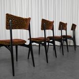 Set of 4 modernist chairs